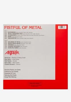 Fistful Of Metal Exclusive LP (Bashing) -Music-Records Anthrax Fistful of Metal Exclusive Color Vinyl LP 2535516 2