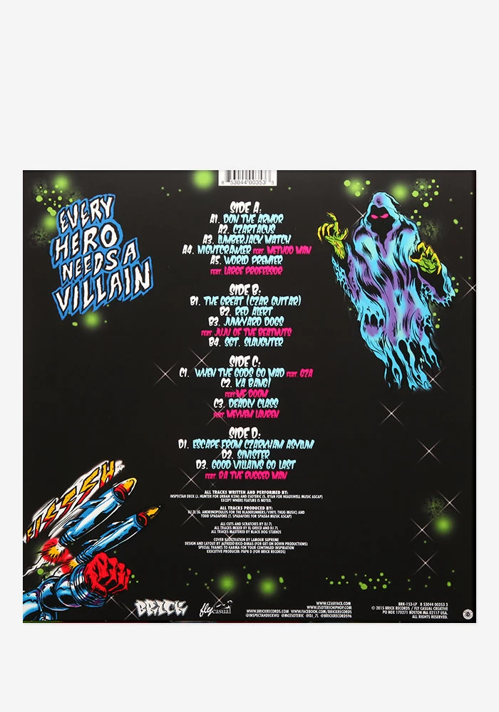 Every Hero Needs A Villain Exclusive 2LP (Splatter) 4 Every Hero Needs A Villain Exclusive 2LP (Splatter) - Image 4