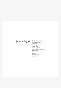 James Taylor's Greatest Hits LP