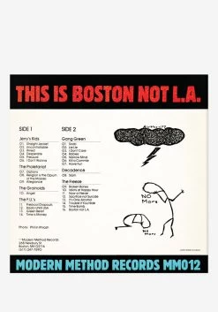 This Is Boston, Not L.A. Exclusive LP (Gored) -Music-Records Various Artists This is Boston Not LA Exclusive Color Vinyl LP 2544789 2